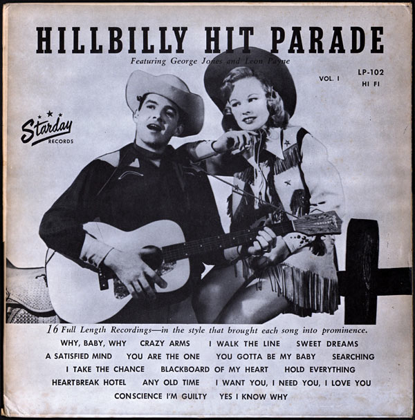 Hillbilly Hit Parade, clasic country music hillbilly